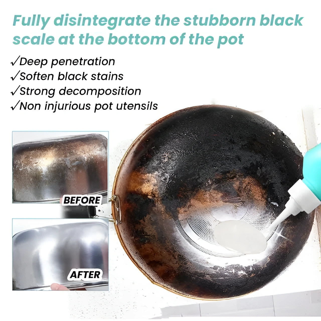 Gel Cleaner for Pot Bottom Pack of 1