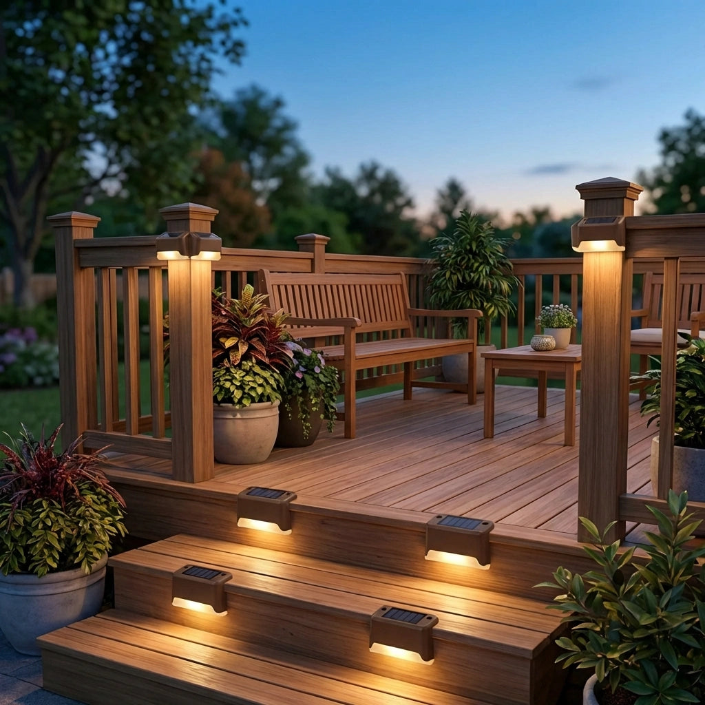 Solar Outdoor Deck Lights