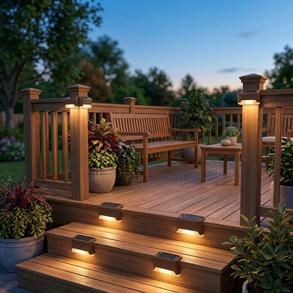 Solar Outdoor Deck Lights