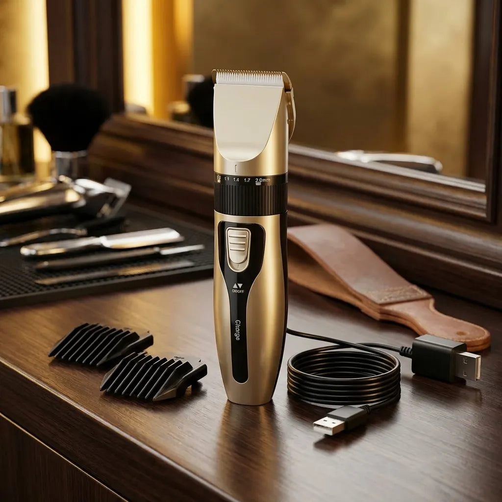 Rechargeable Cordless Hair Clipper For Men