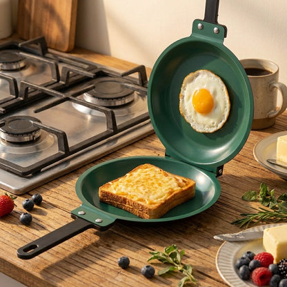 Foldable Double-Sided Nonstick Pan
