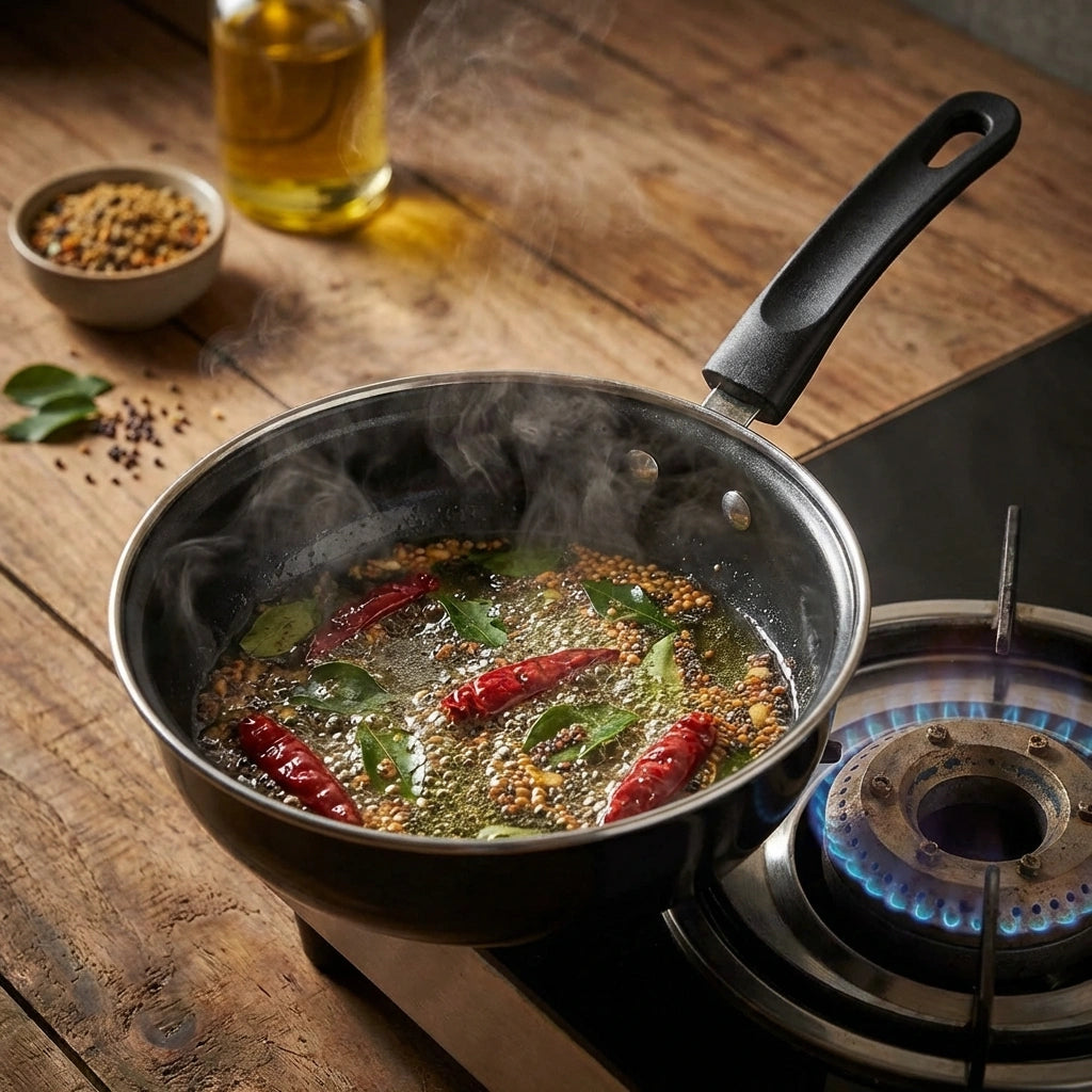 Uncoated Thick Iron Pan