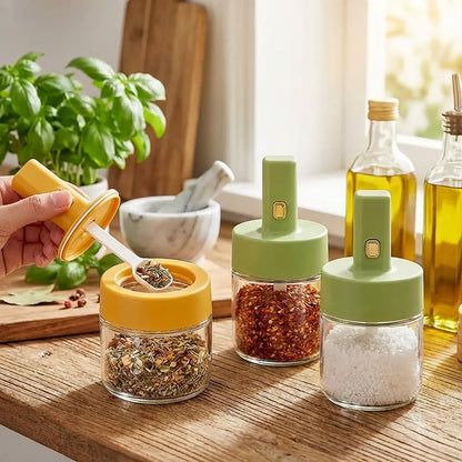 Luxury Glass Telescopic Seasoning Tank