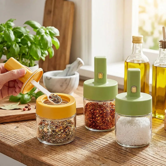Luxury Glass Telescopic Seasoning Tank