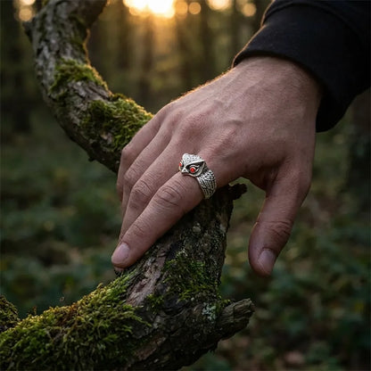 Owl Face Men’s Ring