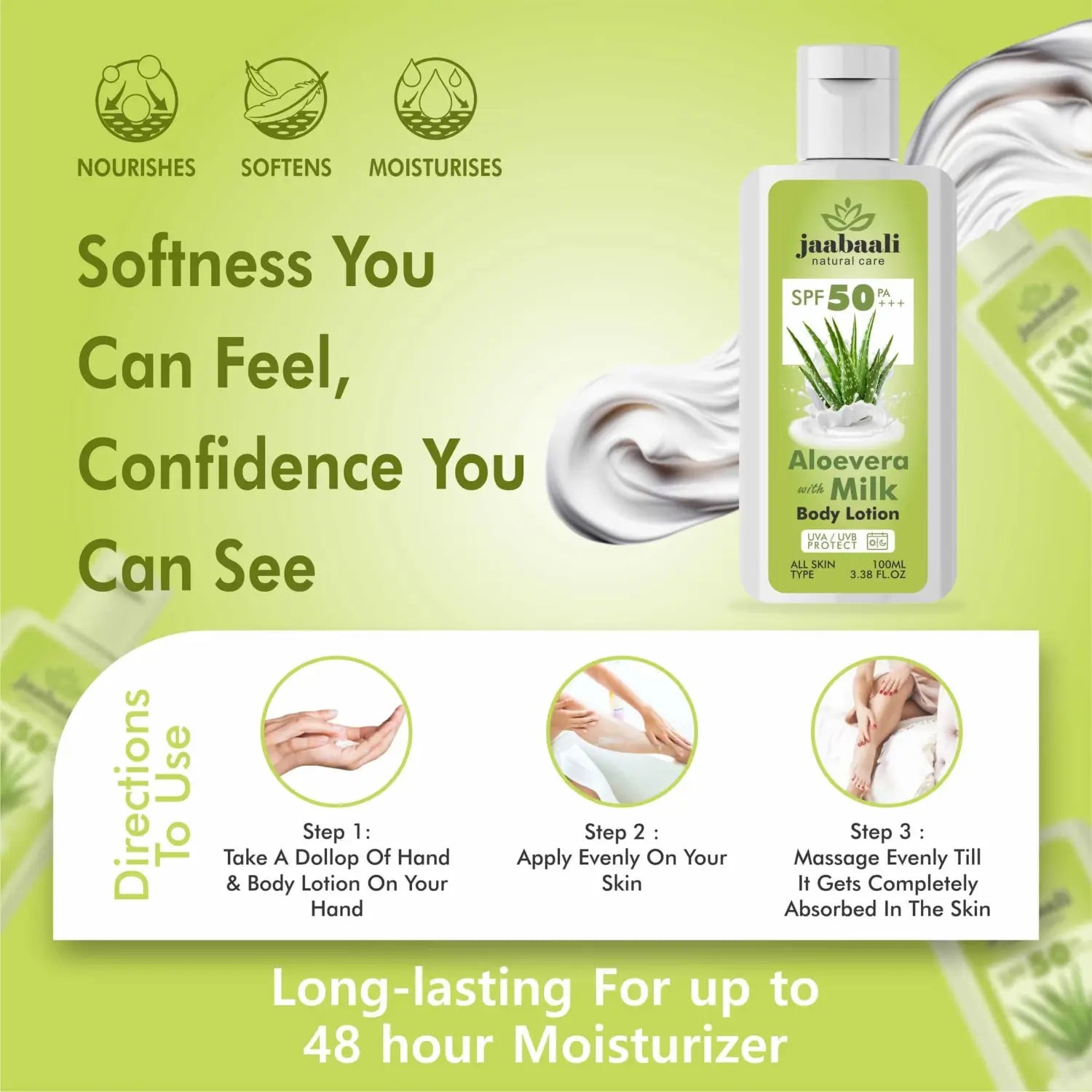 Aloevera with Milk Body Lotion 100ml