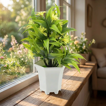 Artificial Flower Pot Decor
