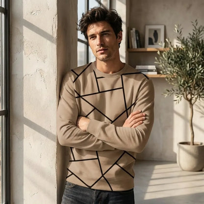 Cotton Blend Printed Full Sleeves Regular Fit Sweatshirts