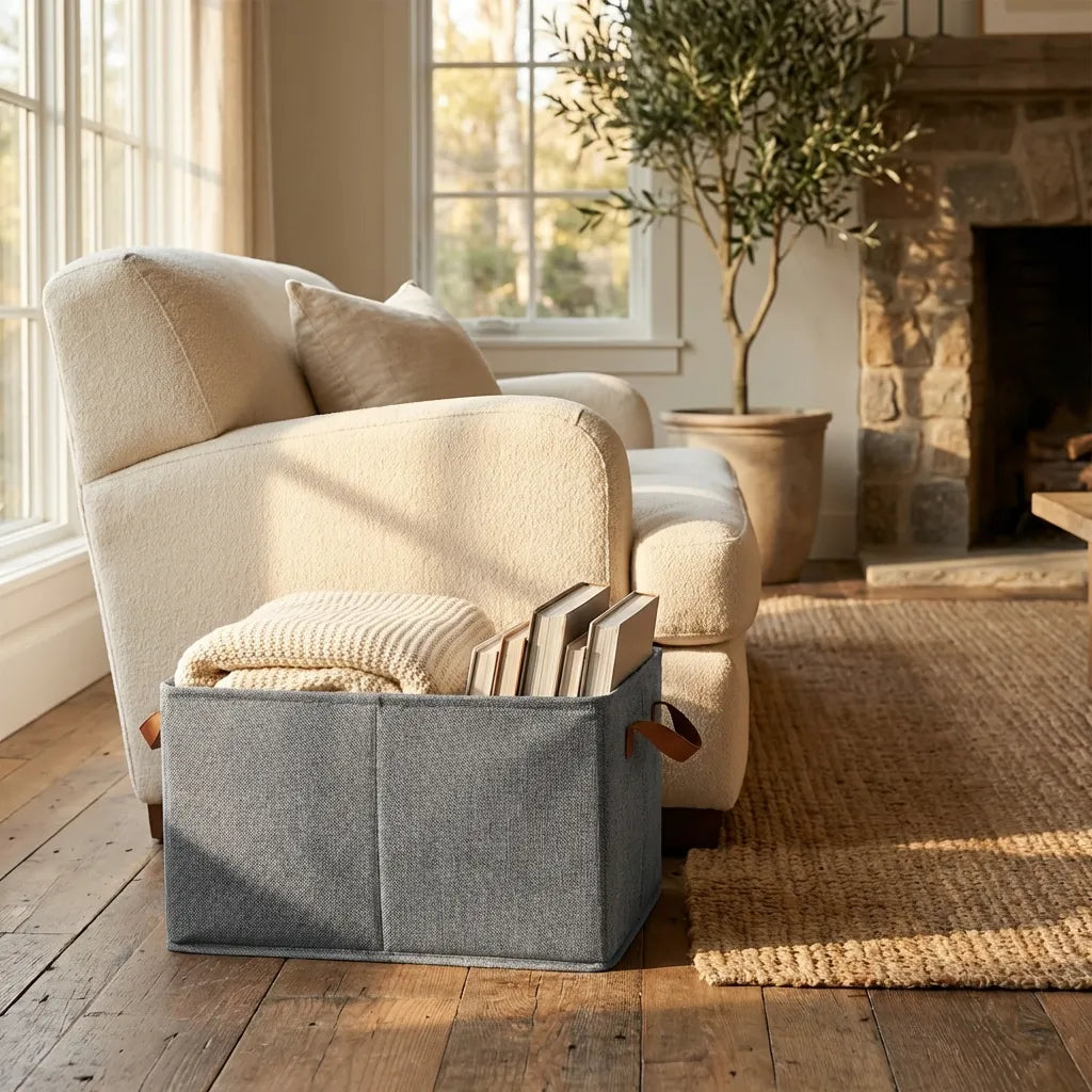 Flexi Fold Large Cloth Basket (Set of 2)