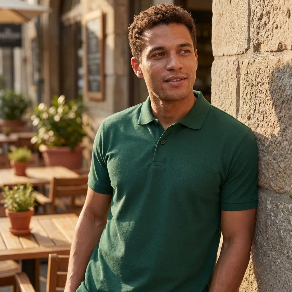 Bottle Green Polo Tee