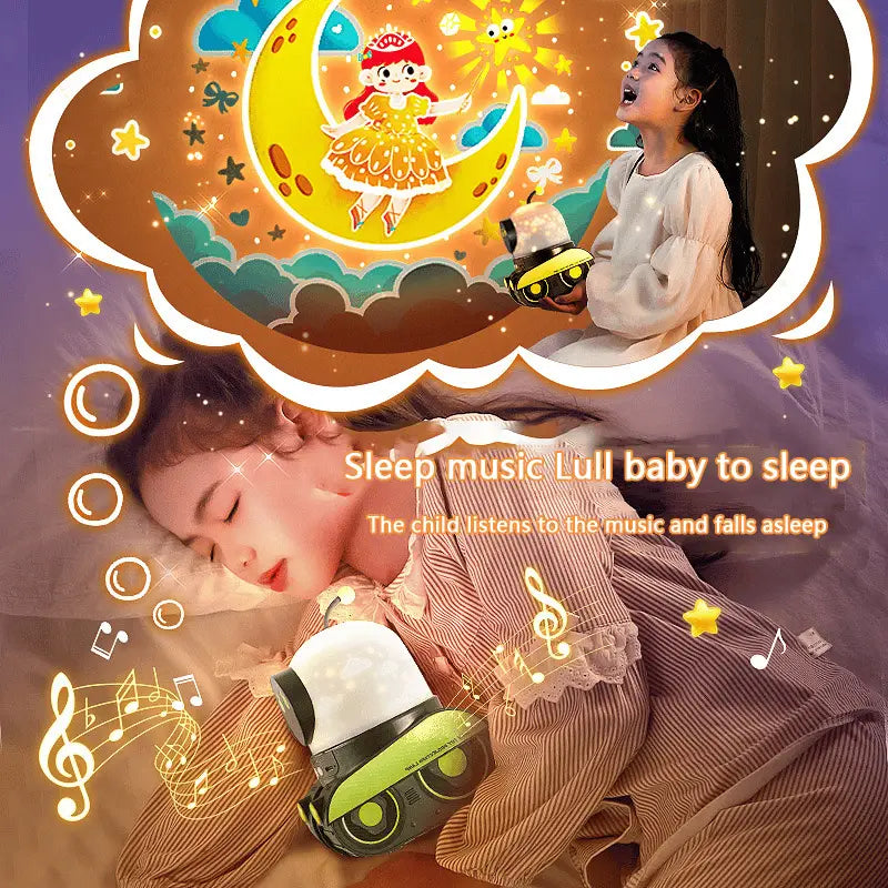 Robot star projection lamp