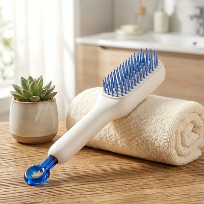 Self-cleaning Anti-static Massage Comb-Pack of 1