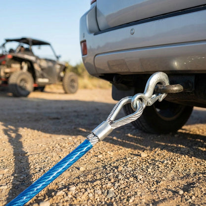 Heavy Duty Steel Wire Car Towing Pull Rope 10 mm