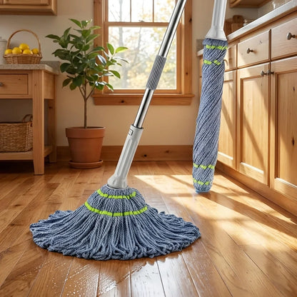 Squeeze Twist Mop Self Wringing Mop Stainless Steel Handle