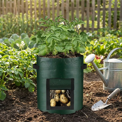 Potato Grow Bag with Harvest Window for Root Vegetables