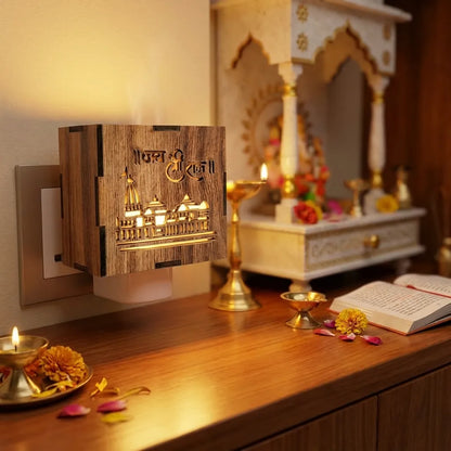 3-in-1 Ayodhya Ram Mandir Aroma Burner & Night lamp