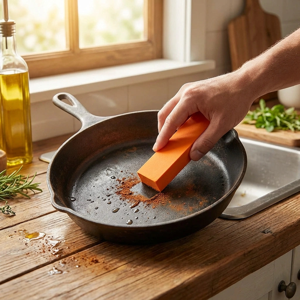 Rust Cleaning Easy Limescale Eraser Artifact, Stainless Steel Stains Eraser Decontamination Cleaner Eraser Rust Remover for Kitchen Home