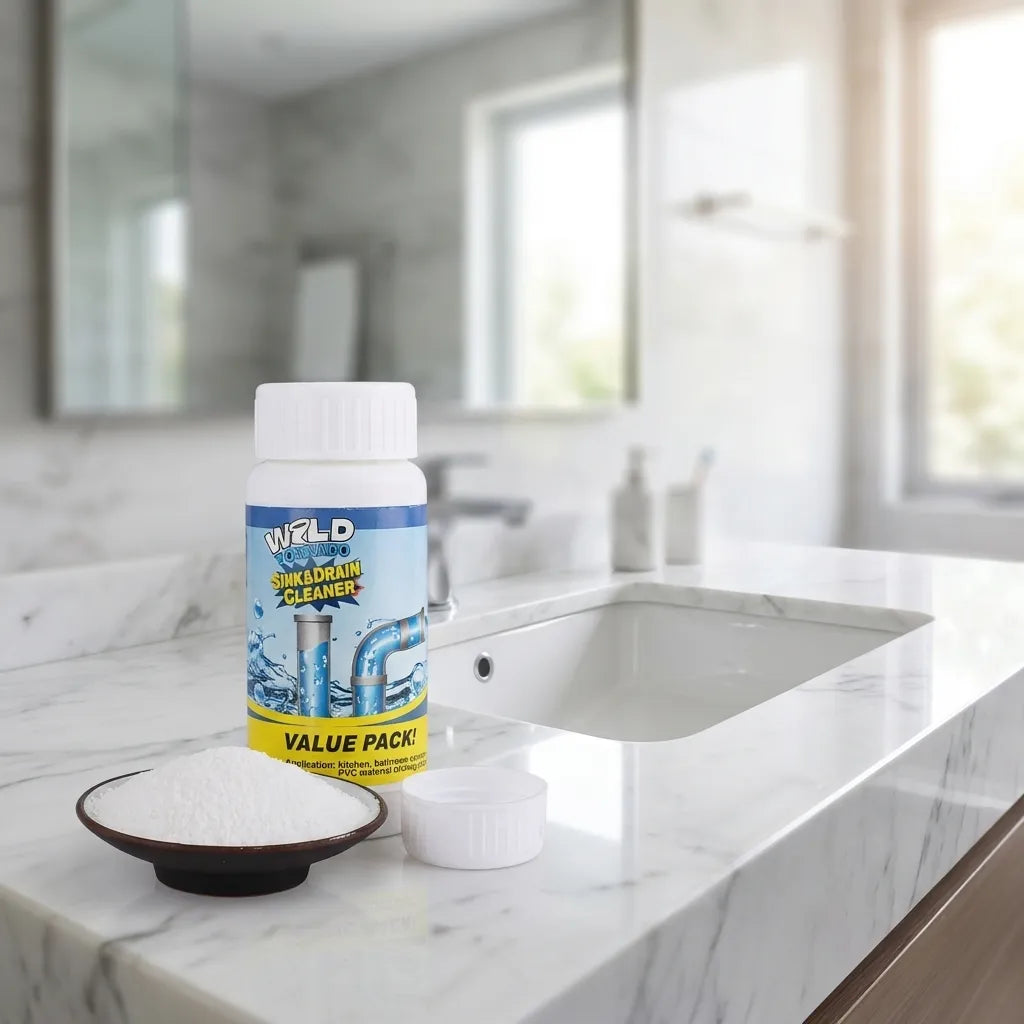Powerful Drain Blockage Cleaner Sink