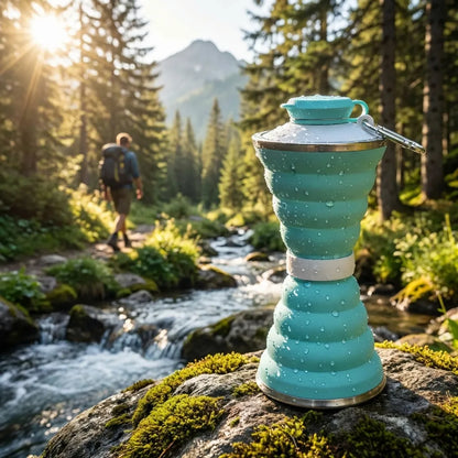 Collapsible Silicone Water Bottle