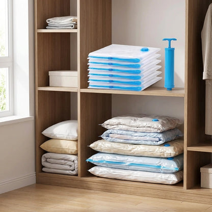 Reusable Vacuum Storage Space Saver Bags (Pack of 5)