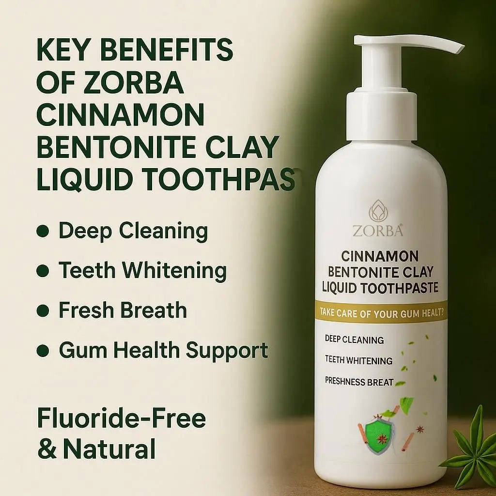 Cinnamon Bentonite Clay Liquid Toothpaste 100 ml Pack of 1