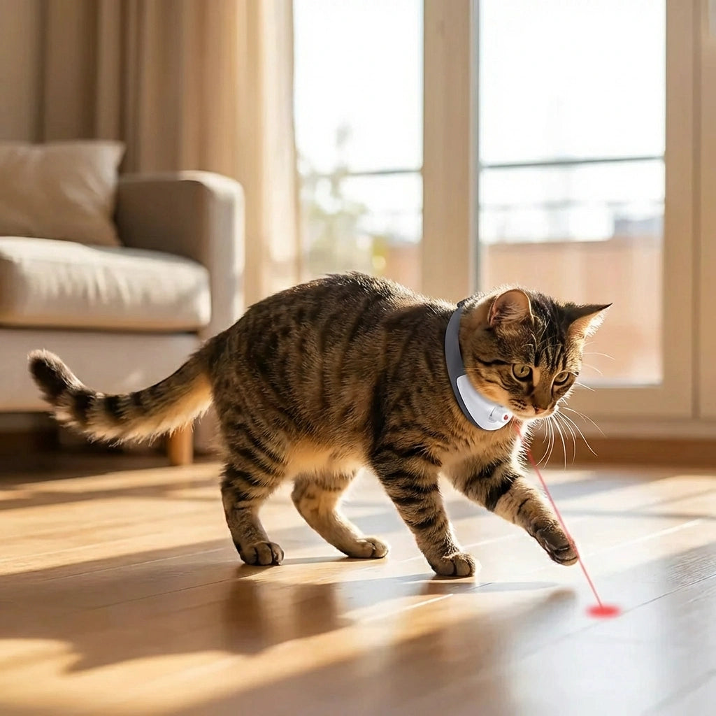 Pet Laser Collar Self Teasing Toy