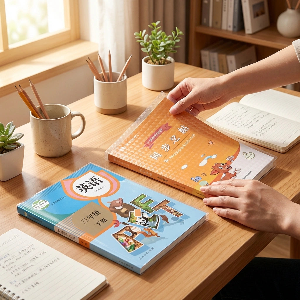 3 Different Size Transparent Sticker Books Cover