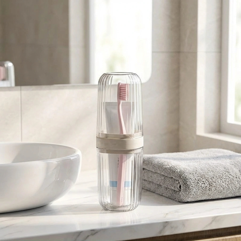 Portable Toothbrush Storage Box Pack of 2