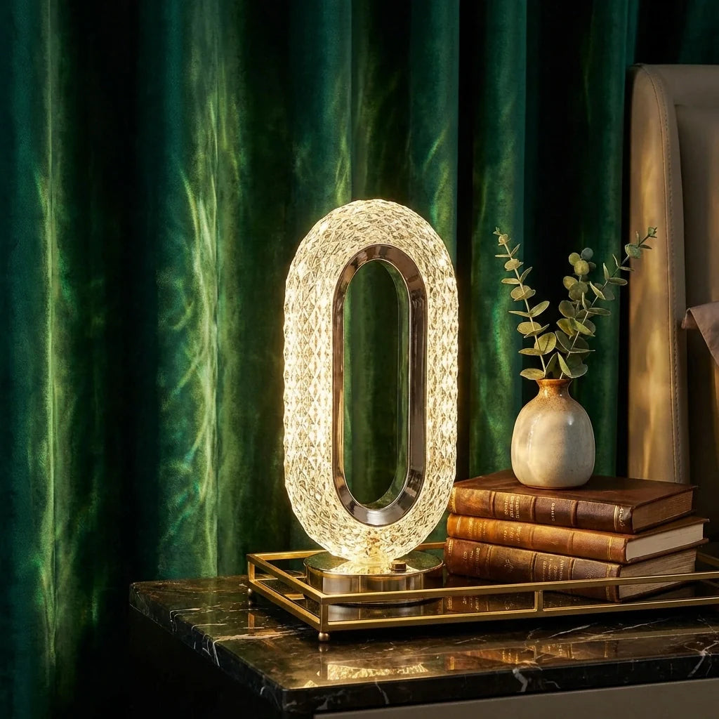 Crystal Touch Control Table Lamp