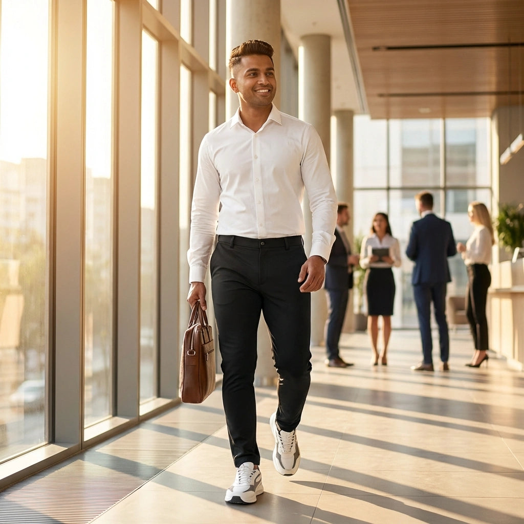 Men's Stretch Dress Pants 3-Pack