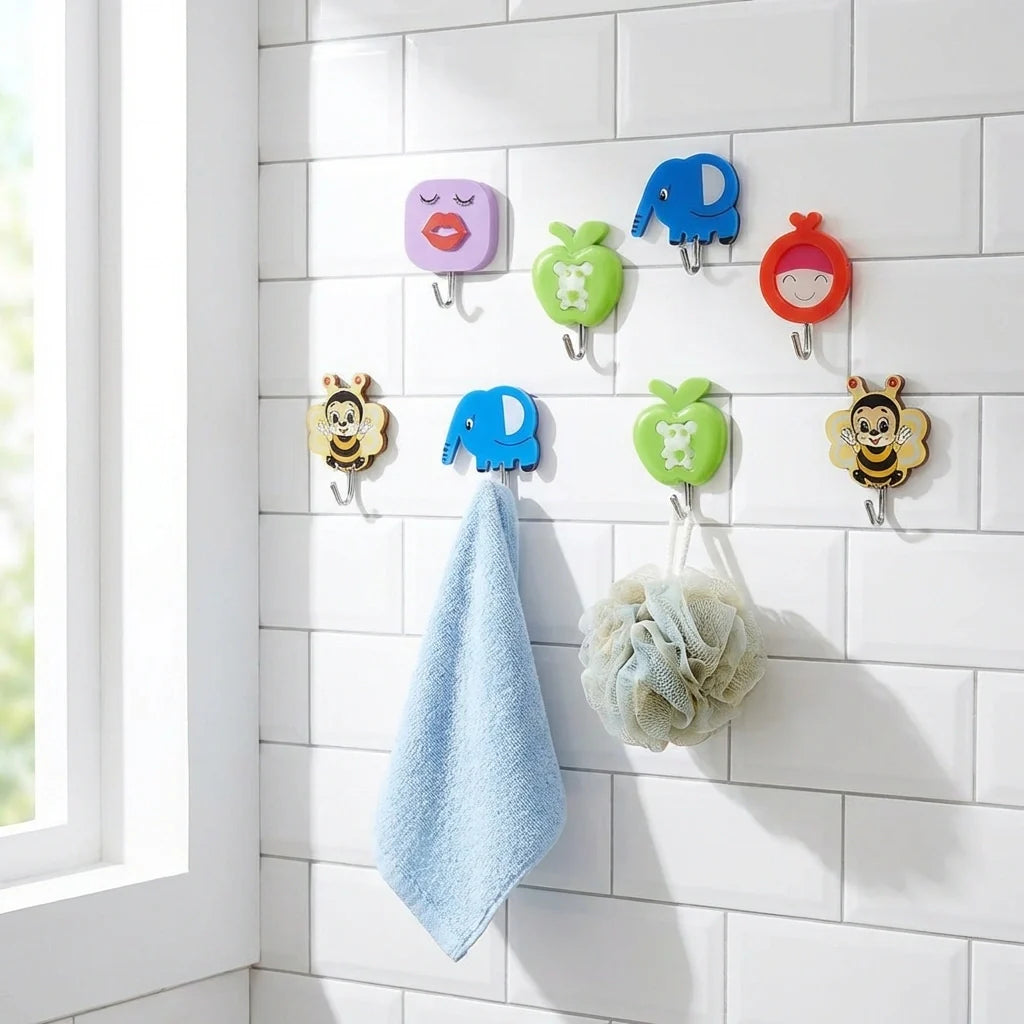 Damage-Free Adhesive Wall Hooks