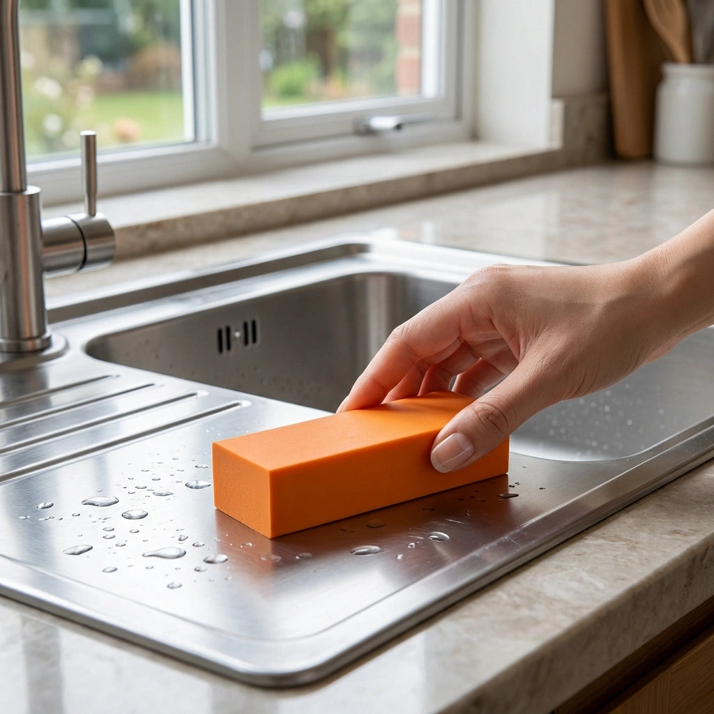 Rust Cleaning Easy Limescale Eraser Artifact, Stainless Steel Stains Eraser Decontamination Cleaner Eraser Rust Remover for Kitchen Home