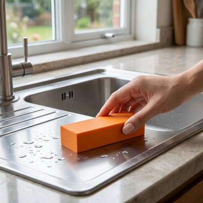 Rust Cleaning Easy Limescale Eraser Artifact, Stainless Steel Stains Eraser Decontamination Cleaner Eraser Rust Remover for Kitchen Home