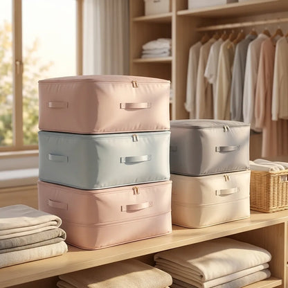 Storage Space Saving Self Compression Organizer