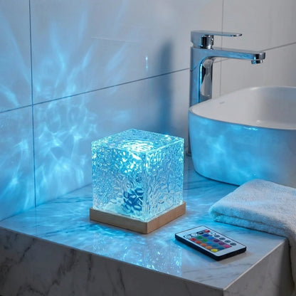 Rotating Ripple Night Light