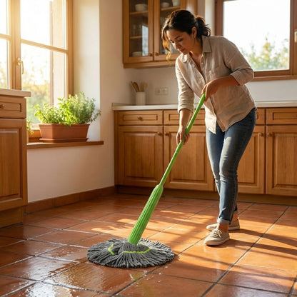 Self-Twisting Rotating Mop
