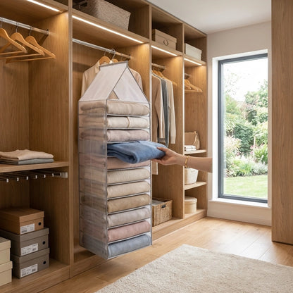 Foldable Hanging Closet Organizer