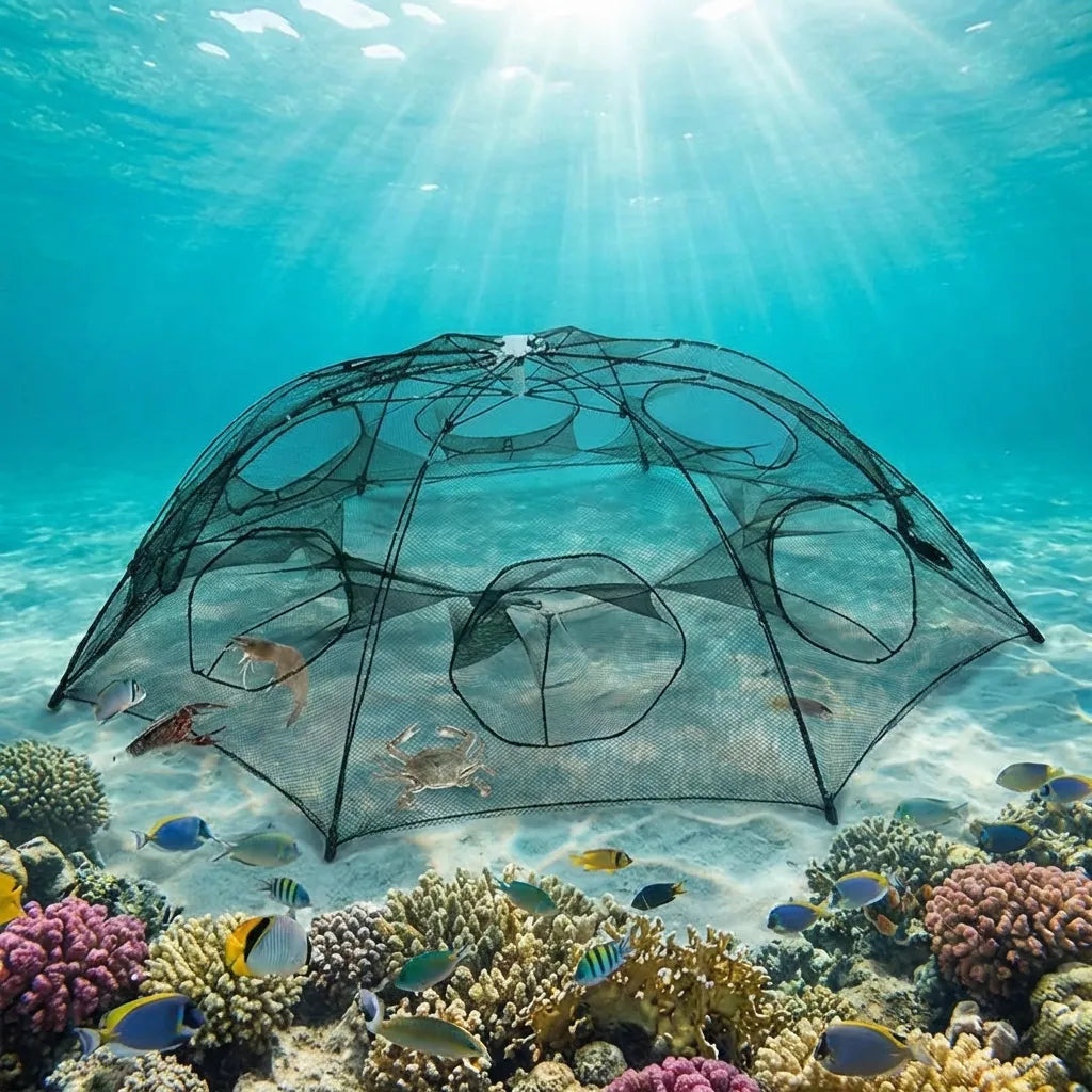 Portable Folding Fishing Net