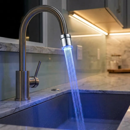 Color Changing Temperature Faucet
