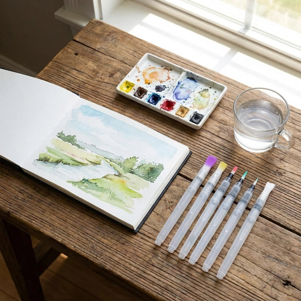 Silicone Watercolor Brushes