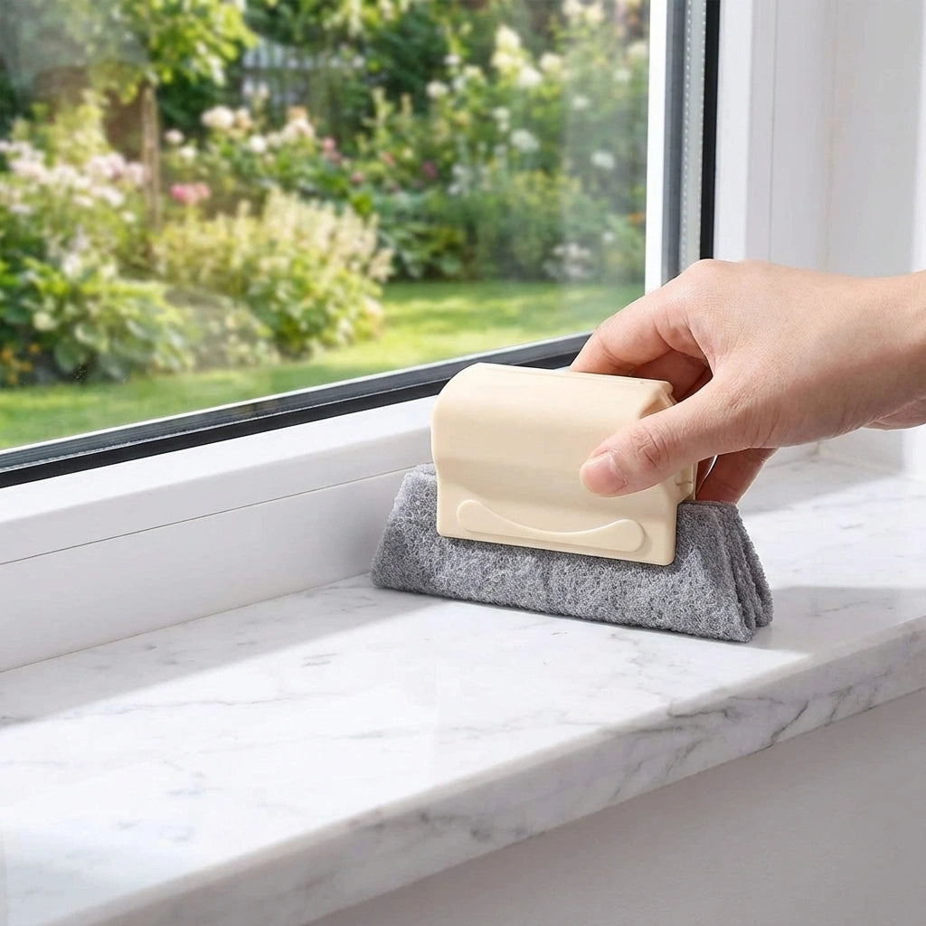 Window Groove Cleaning Brush – 2 Pack