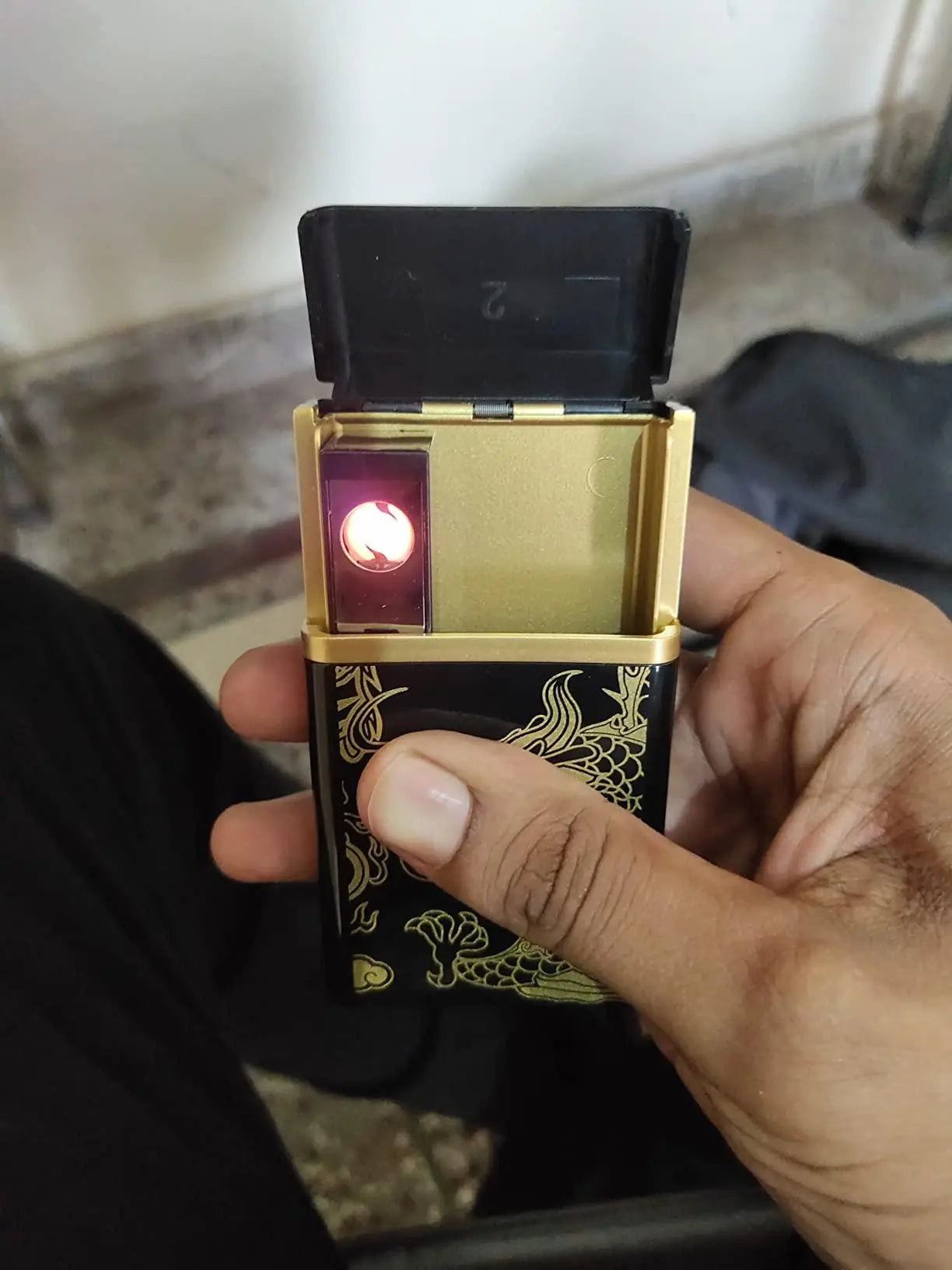 2 in 1 Rechargeable Cigarette Case