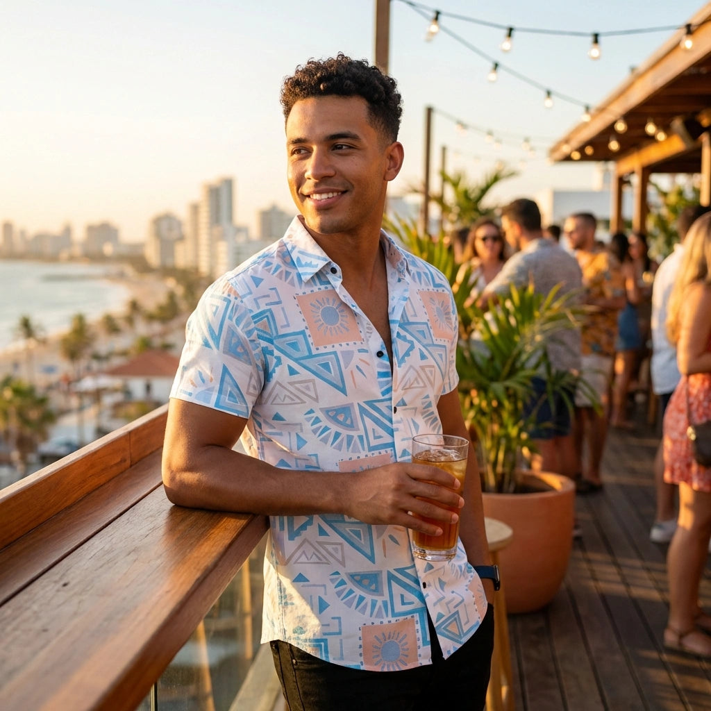 Printed Rayon Casual Shirt