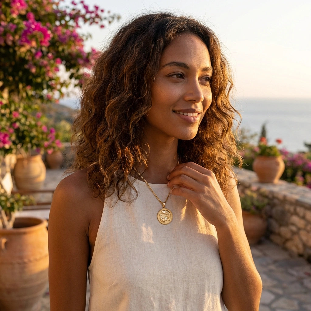 Gold Plated Zodiac Sign Necklace