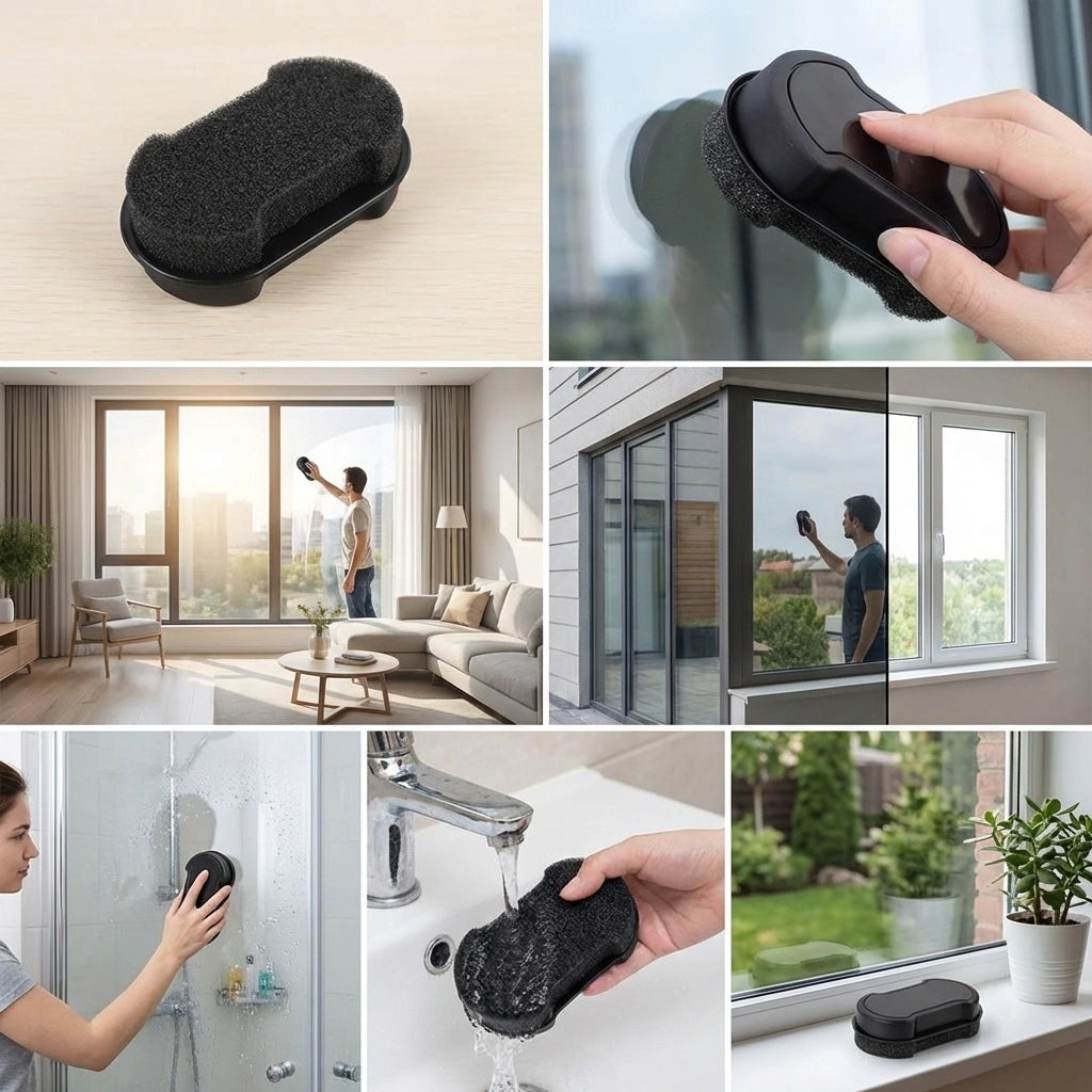 Sponge Windshield Window Glass Cleaner Polishing Cushion