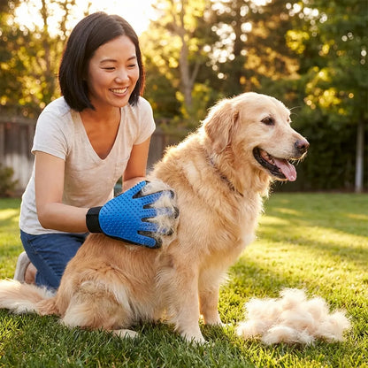 Pet Cleaning-Grooming Hair Hand Gloves