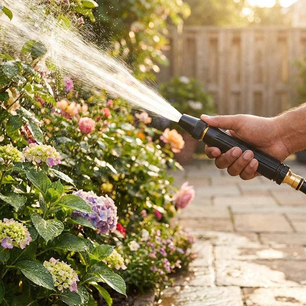 Portable High Pressure Washing Water Nozzle (Black)