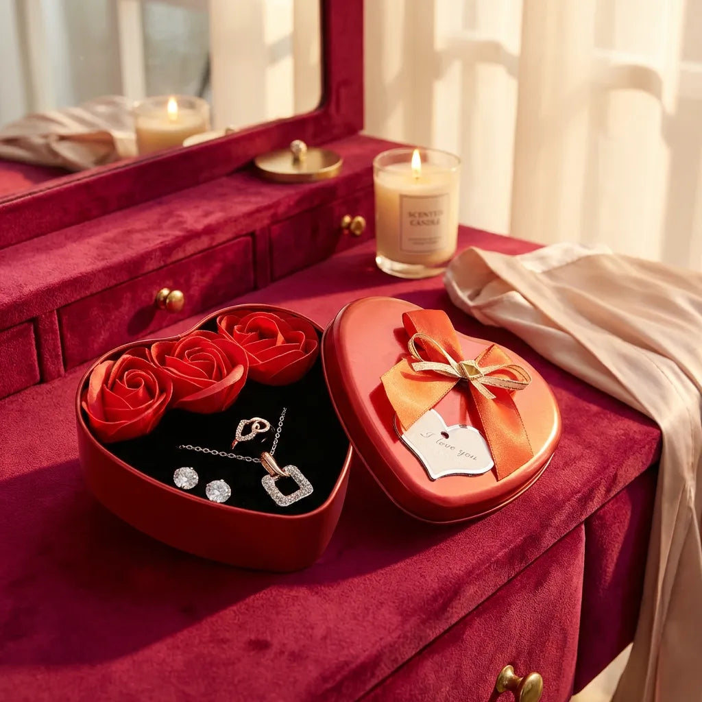 Floweraura Sparkling Love Adornments Jewelry