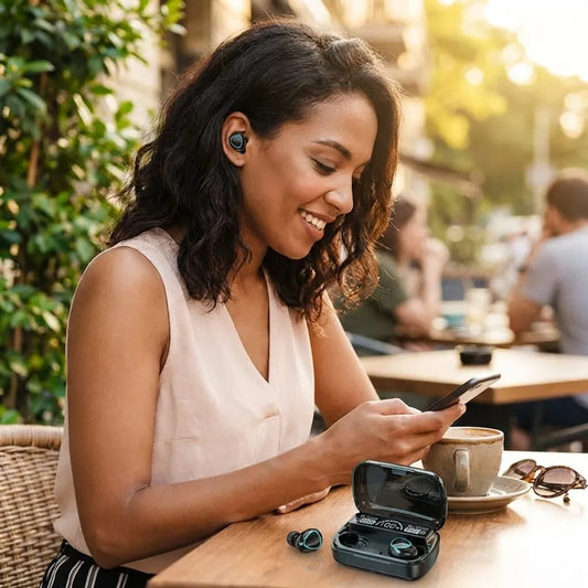 LED Display Wireless Earbuds