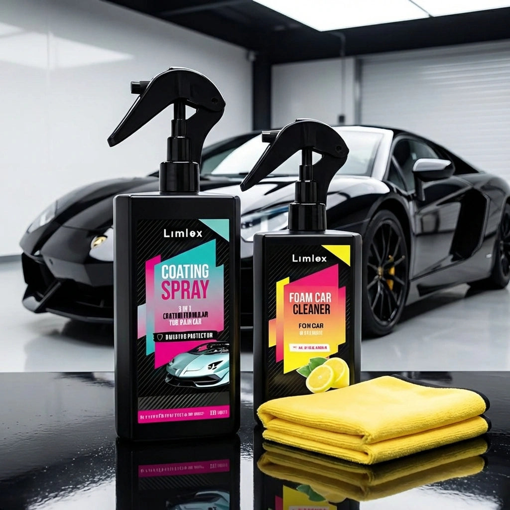 Coating Spray and Foam Car Cleaner (Combo)